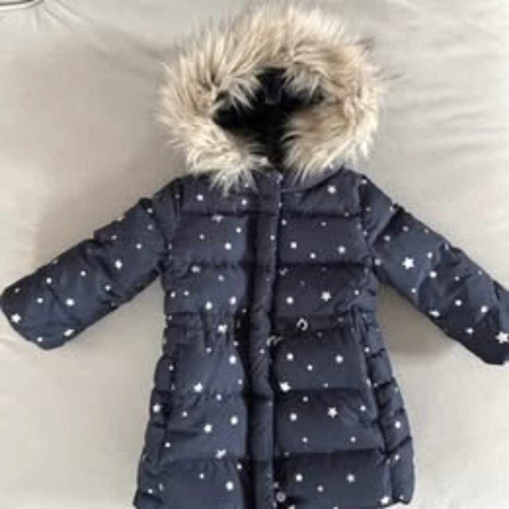 Little Girls Winter Down Jacket - Size 2T